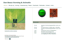 Tablet Screenshot of donboscovorming-animatie.be